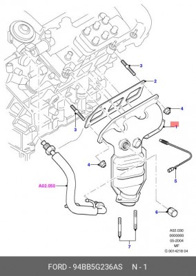 Деталь 94BB5G236AS FORD