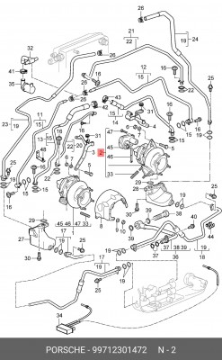 Компрессор, наддув 99712301472 PORSCHE