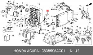Деталь 38385S6AG01 HONDA