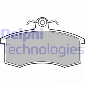 Комплект тормозных колодок, диско LP551 DELPHI