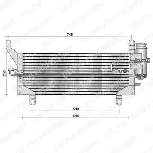 Конденсатор, кондиционер TSP0225188 DELPHI