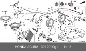 Деталь 39120TL0G11 HONDA