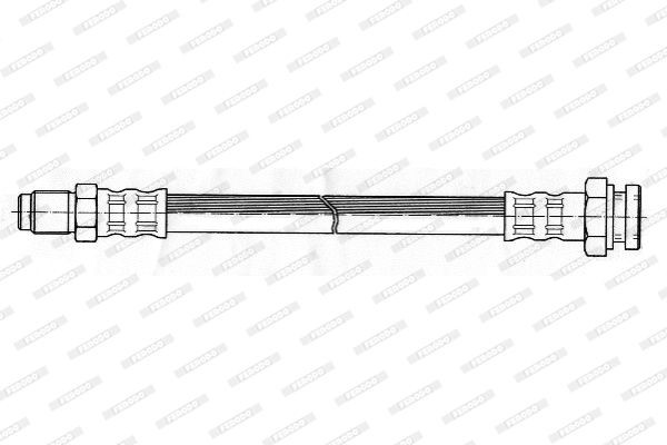 Тормозной шланг FHY2098 FERODO