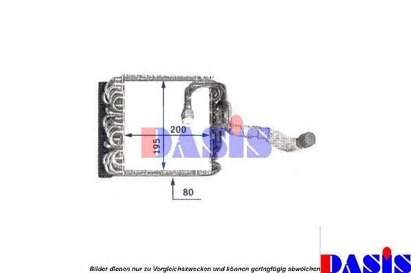 Испаритель, кондиционер 820030N AKS DASIS