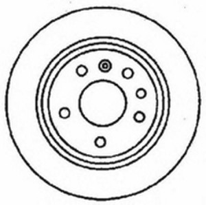 Тормозной диск 561408B BENDIX JURID