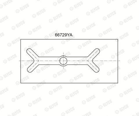 Подшипник 66729YA GLYCO