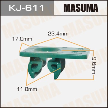 Клипса крепежная KJ611 MASUMA