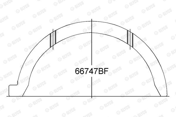 Подшипник 66747BF GLYCO