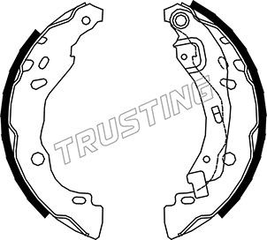 Комплект тормозных колодок 088234 TRUSTING