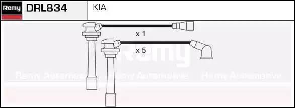 Ккомплект проводов зажигания DRL834 DELCO REMY