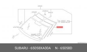 Деталь 65058XA00A SUBARU