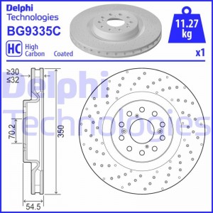 Комплект подшипника ступицы колеса BK1021 DELPHI