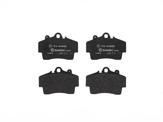 Комплект тормозных колодок, диско P65007 BREMBO