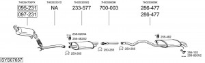 Выпускной трубопровод 326359 BOSAL