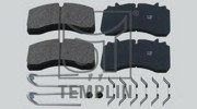 Комплект тормозных колодок, диско 031208700350 TEMPLIN