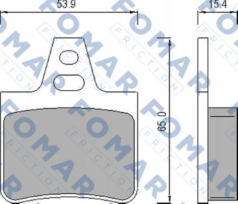 Колодки тормозные дисковые 51450981 ROULUNDS BRAKING