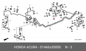 Тормозной шланг 01466S30000 HONDA