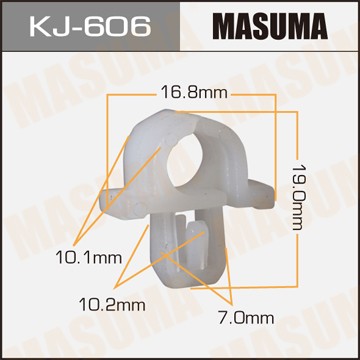 Клипса крепежная KJ606 MASUMA