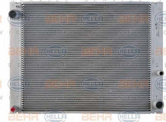 Радиатор, охлаждение двигател 8MK376729511 HELLA
