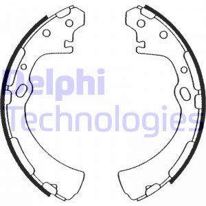 Комплект тормозных колодок LS1505 DELPHI