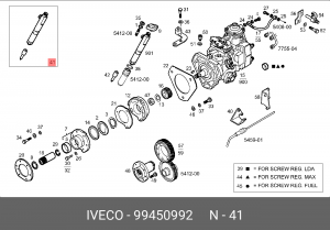 Распылитель 99450992 IVECO