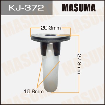 Клипса крепежная KJ372 MASUMA