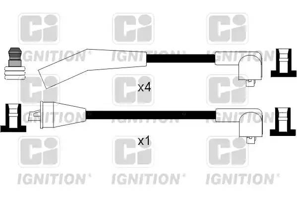 Ккомплект проводов зажигания XC1022 QUINTON HAZELL