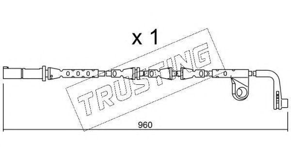 Сигнализатор, износ тормозных колодок SU.220 TRUSTING