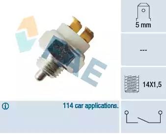 Выключатель, фара заднего хода 40270 FAE