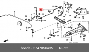 Деталь 57470S04951 HONDA