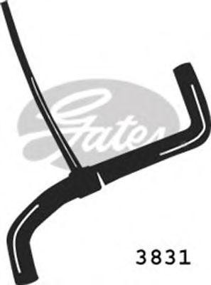 Шланг радиатора 3831 GATES