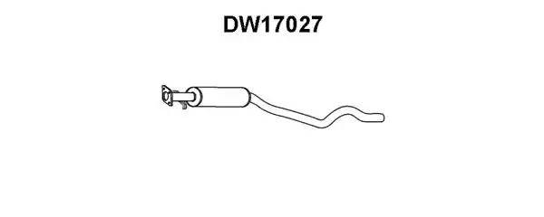 Предглушитель выхлопных газов DW17027 VENEPORTE
