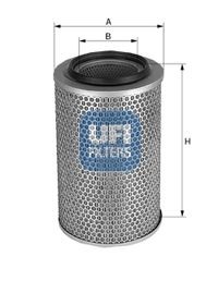 Воздушный фильтр 27.096.00 UFI