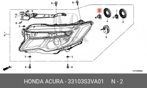 Лампа 33103S3VA01 HONDA