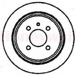 Тормозной диск 561175B BENDIX JURID