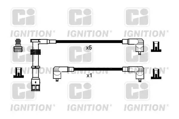 Ккомплект проводов зажигания XC825 QUINTON HAZELL