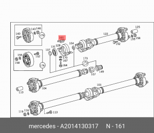 Деталь A 201 413 03 17 MERCEDES BENZ