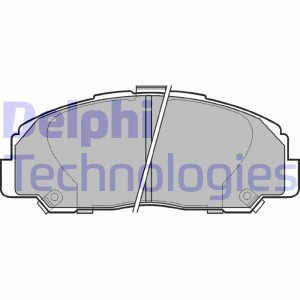 Комплект тормозных колодок, диско LP944 DELPHI
