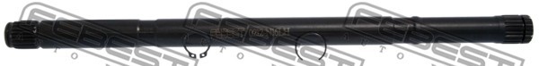Вал привода колеса в сборе с ШРУСами 0212-N16LH FEBEST