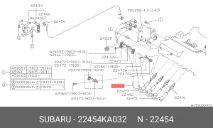 Деталь 22454KA032 SUBARU