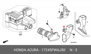 Деталь 17245PWAJ50 HONDA