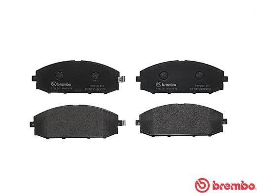 Комплект тормозных колодок, диско P56041 BREMBO
