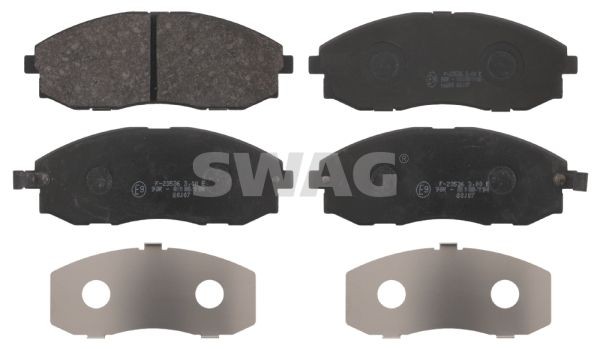 Комплект тормозных колодок, диско 90 91 6680 SWAG