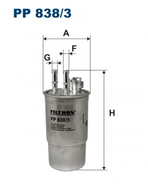 Фильтр топливный PP8383 FILTRON