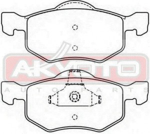 Колодки тормозные дисковые AKD-5805 AKYOTO