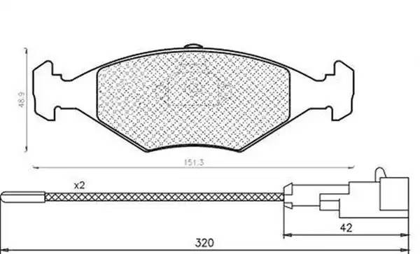 Комплект тормозных колодок, диско 430216171023 MAGNETI MARELLI