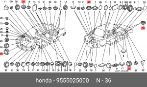 Деталь 9555025000 HONDA
