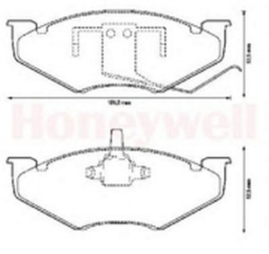 Комплект тормозных колодок, диско 571518B BENDIX JURID