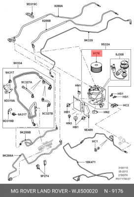 Топливный фильтр WJI500020 LAND ROVER