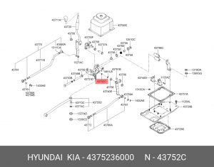 Шайба 4375236000 HYUNDAI KIA